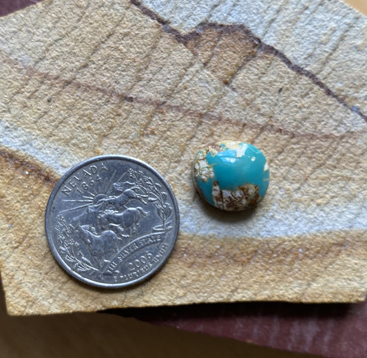 8 carat green Stone Mountain turquoise cabochon 8 carat green Stone Mountain turquoise cabochon