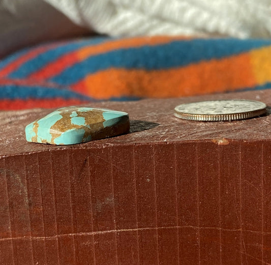 10 carat boulder-cut Stone Mountain Turquoise cabochon