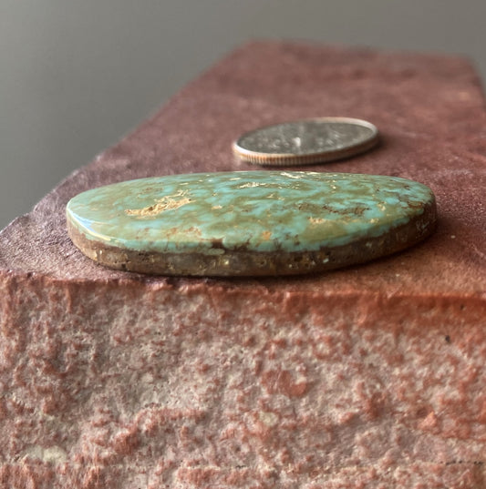 27 carat Stone Mountain Turquoise cabochon