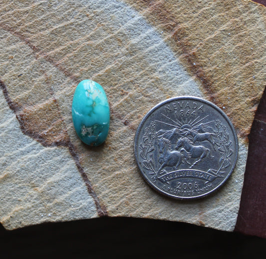 5 carat blue Stone Mountain Turquoise cabochon 5 carat blue Stone Mountain Turquoise cabochon