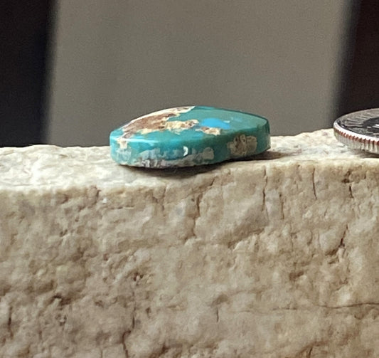 6 carat dark blue Stone Mountain Turquoise cabochon