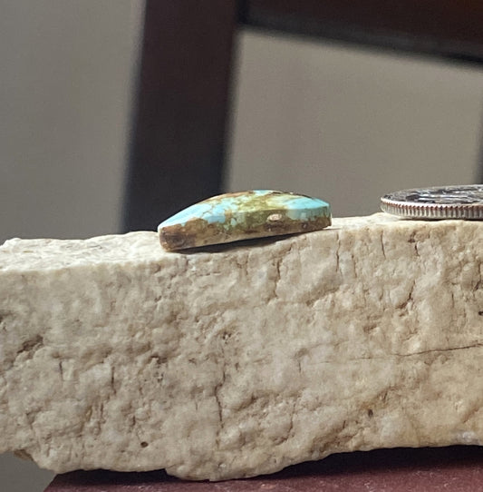 4 carats natural blue Stone Mountain Turquoise cabochon