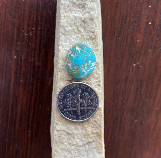 4 carat blue Stone Mountain Turquoise cabochon