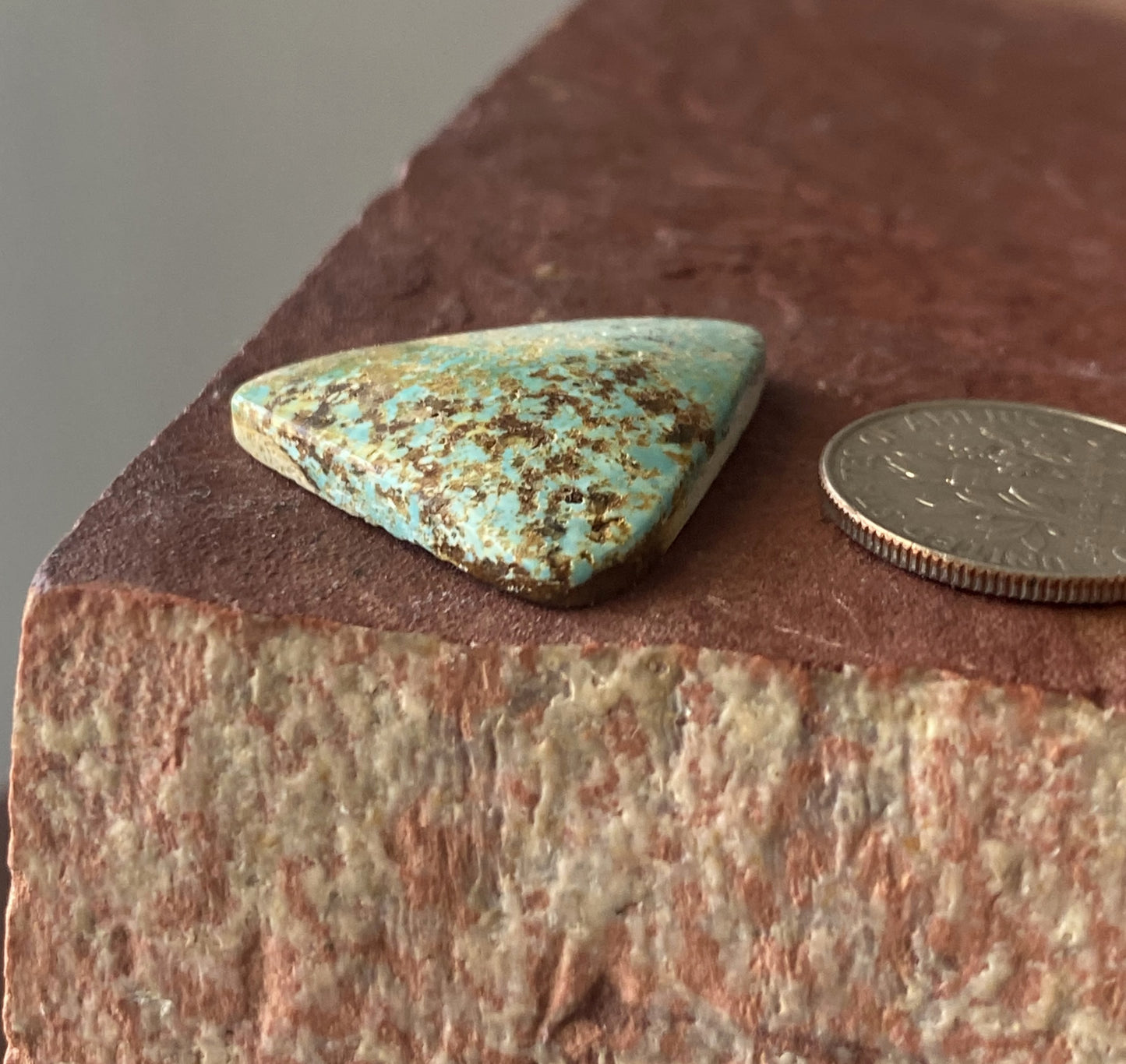 16 carat light blue Stone Mountain Turquoise cabochon