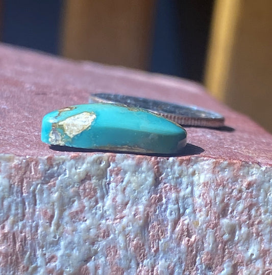 5 carat green teal Stone Mountain Turquoise cabochon