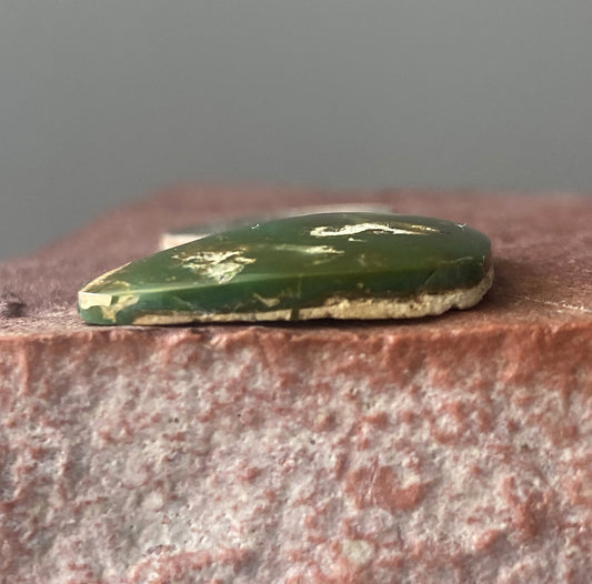 14 carat dark green Stone Mountain Turquoise cabochon