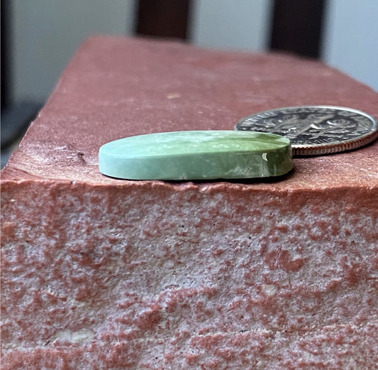 8 carat green natural Stone Mountain Turquoise cabochon