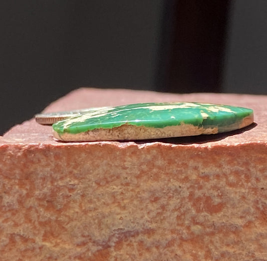 19 carat green Stone Mountain Turquoise cabochon