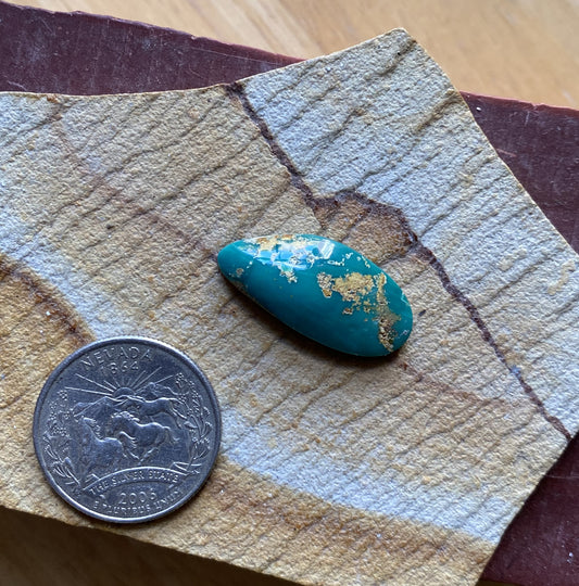 12 carat vivid green Stone Mountain Turquoise cabochon 12 carat vivid green Stone Mountain Turquoise cabochon