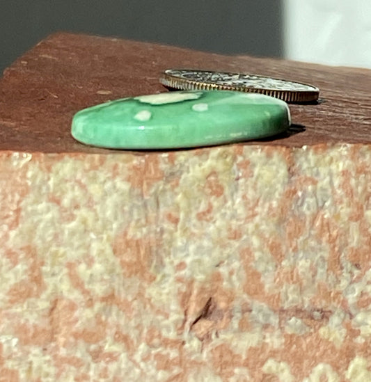 12 carat green natural Utah varscite cabochon