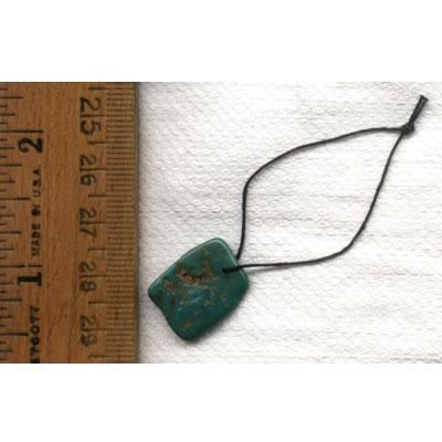 A wonderful Stone Mountain Turquoise tab bead