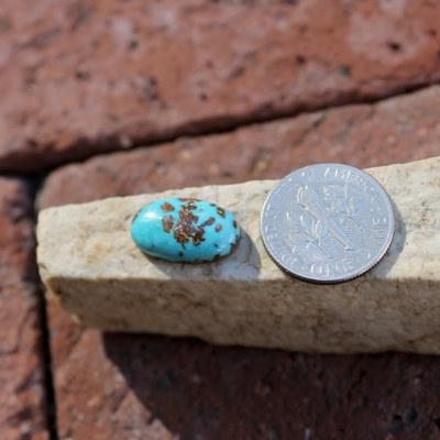 Blue turquoise with red confetti pattered matrix