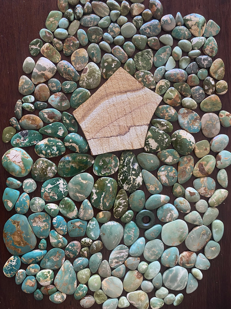 Natural Turquoise Cabochons - Nevada Cassidys