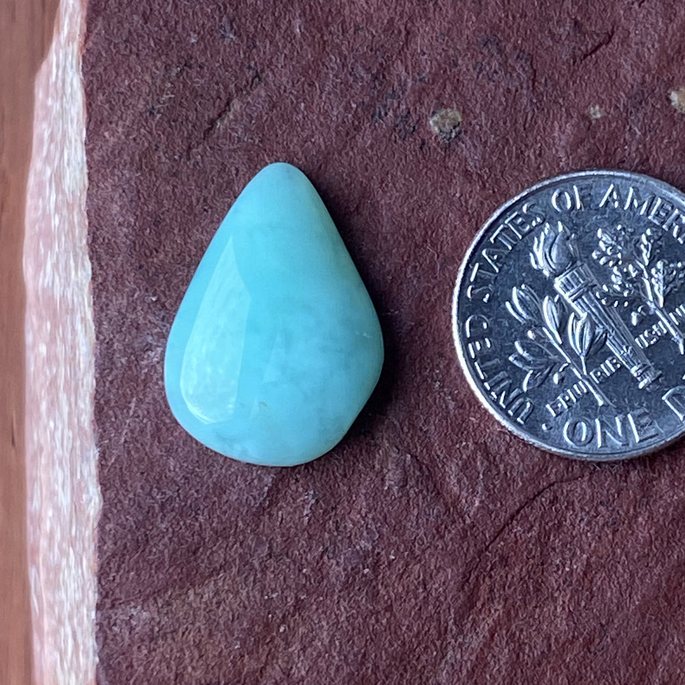 6 carat natural Australian Chrysoprase cabochon