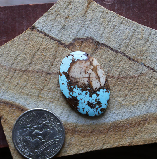 20 carat boulder cut Stone Mountain Turquoise cabochon