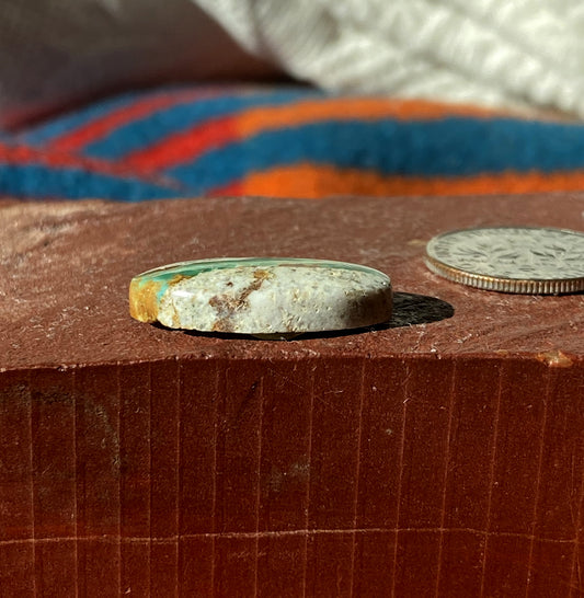9 carat boulder-cut Stone Mountain Turquoise cabochon