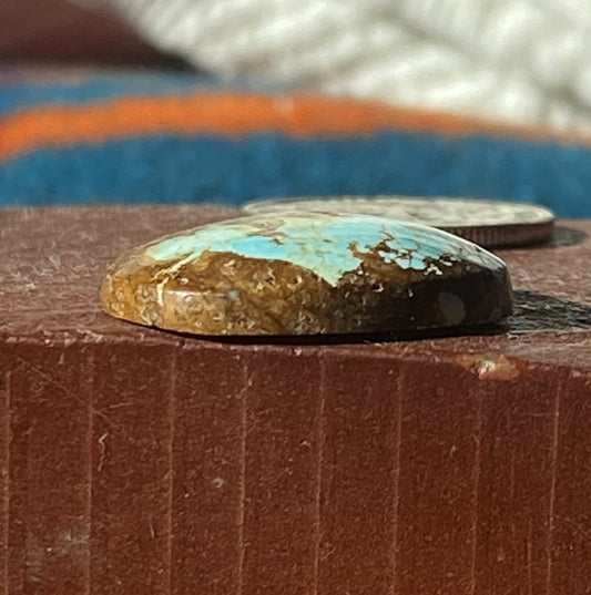 12 carat boulder-cut Stone Mountain Turquoise cabochon