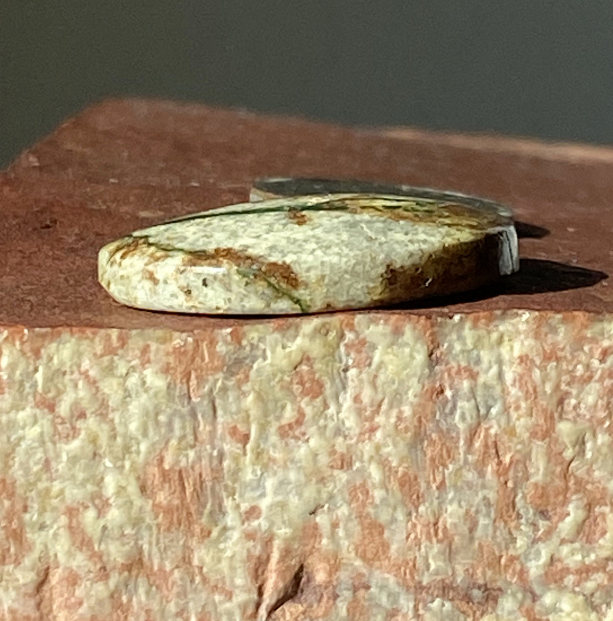 18 carat natural boulder-cut Stone Mountain Turquoise cabochon
