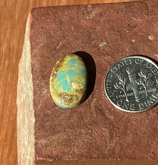 7 carat natural boulder-cut Stone Mountain Turquoise cabochon