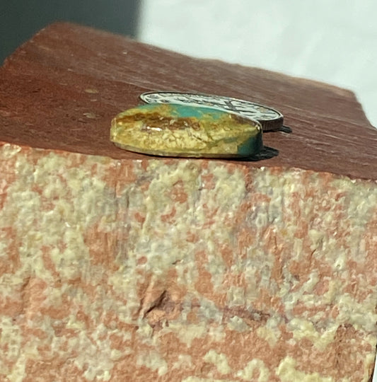 7 carat natural boulder-cut Stone Mountain Turquoise cabochon