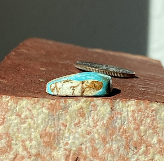 7 carat natural boulder-cut Stone Mountain Turquoise cabochon