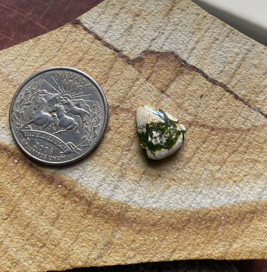 5 carat natural boulder-cut Stone Mountain Turquoise cabochon