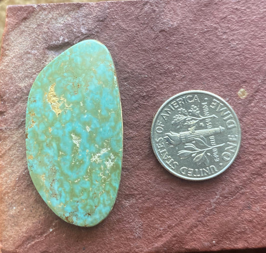 27 carat Stone Mountain Turquoise cabochon