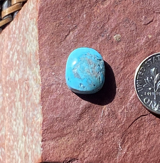 5 carat natural Blue June Turquoise cabochon a pillow dome