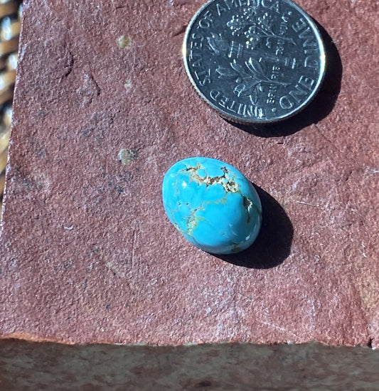 5 carat natural Blue June Turquoise cabochon
