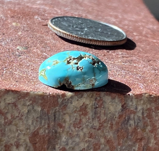 5 carat natural Blue June Turquoise cabochon
