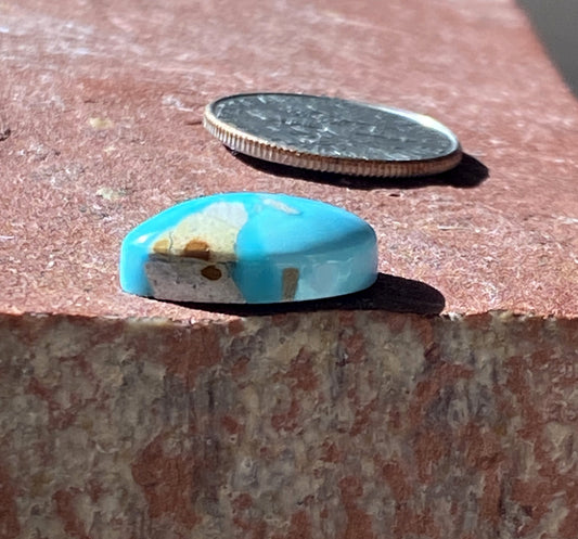 5 carat natural Blue June Turquoise cabochon