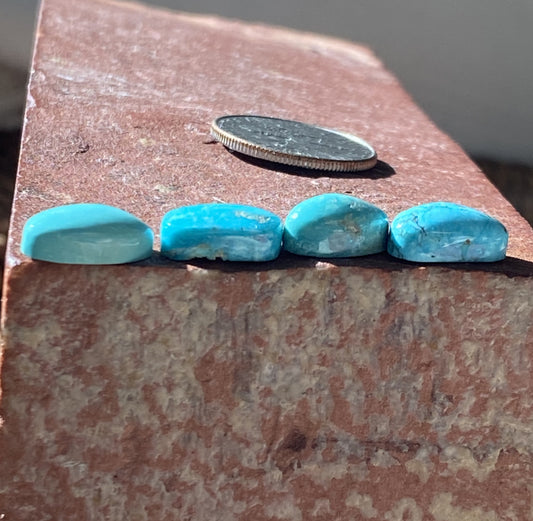 10 carats natural Blue June Turquoise cabochons