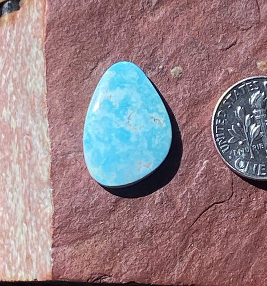 7 carat blue natural Stone Mountain Turquoise cabochon