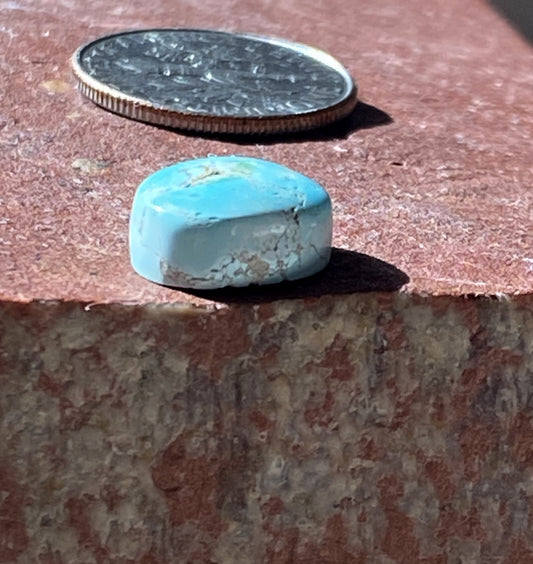 3 carat light blue Stone Mountain Turquoise cabochon