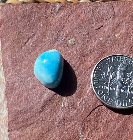 4 carat blue Stone Mountain Turquoise cabochon