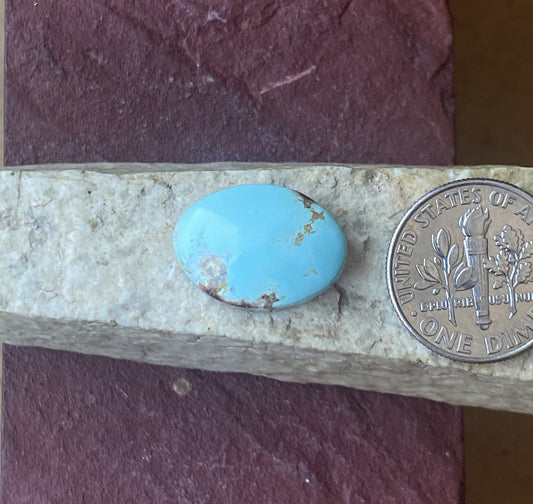 9 carat pale blue natural Stone Mountain Turquoise cabochon