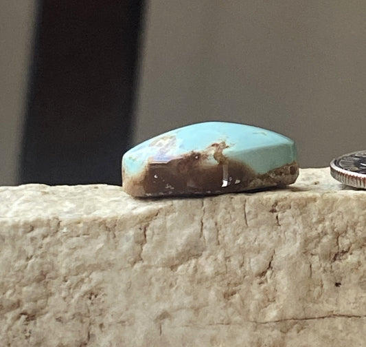 9 carat pale blue natural Stone Mountain Turquoise cabochon
