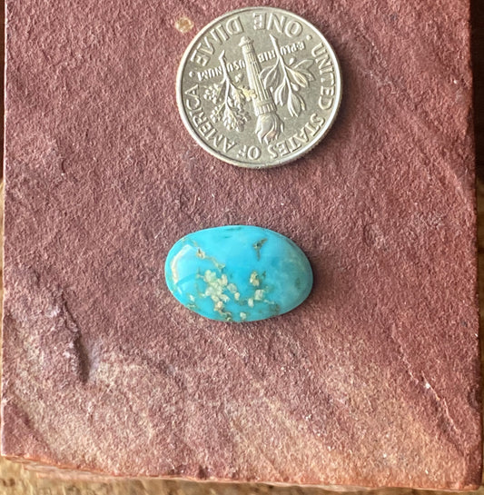 6 carat rich blue Stone Mountain Turquoise cabochon