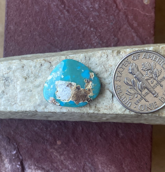 6 carat dark blue Stone Mountain Turquoise cabochon