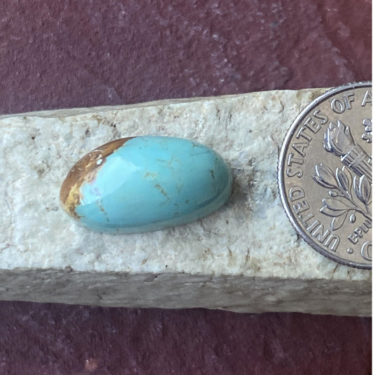 7 carat natural light blue Stone Mountain Turquoise cabochon