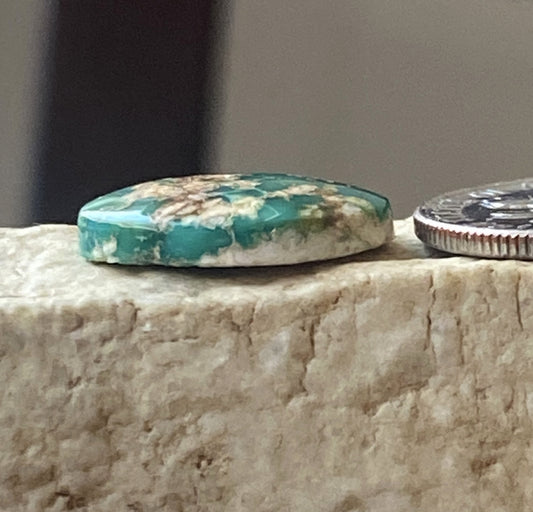 5 carat blue turquoise Stone Mountain Turquoise cabochon