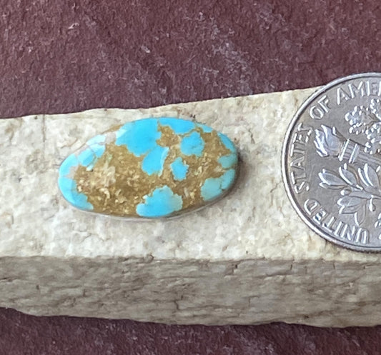 4 carat blue turquoise Stone Mountain Turquoise cabochon