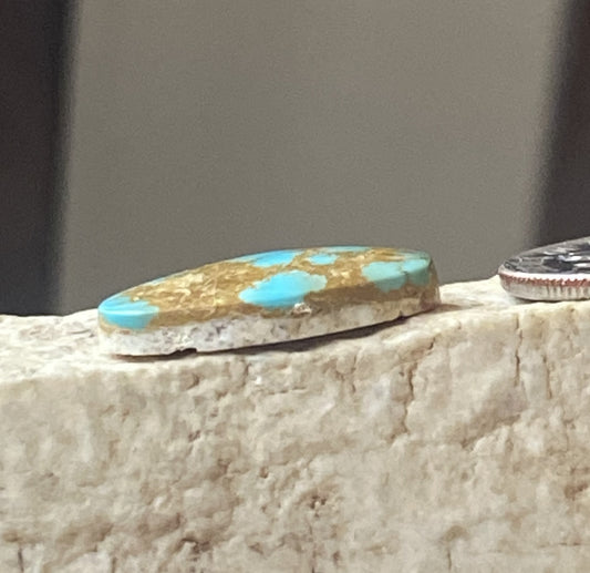 4 carat blue turquoise Stone Mountain Turquoise cabochon