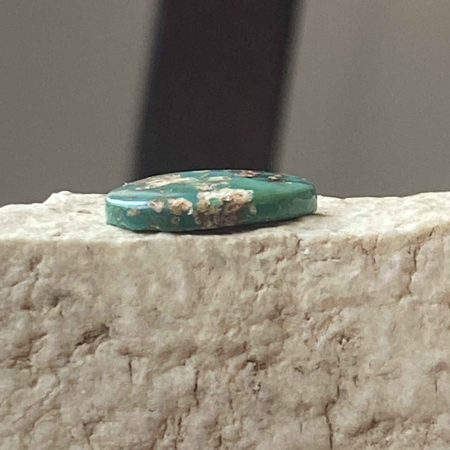 4 carat natural blue Stone Mountain Turquoise cabochon