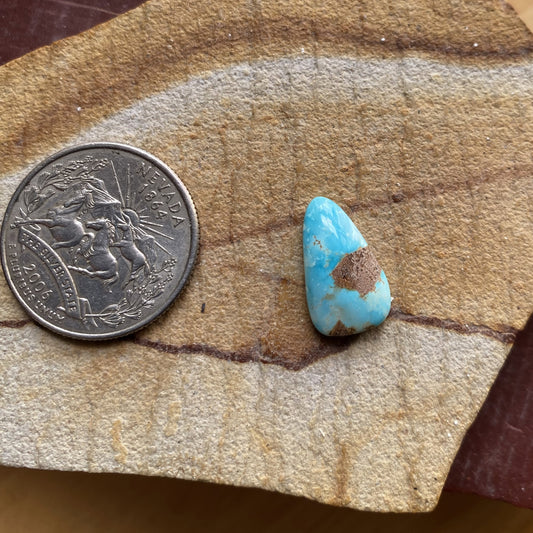 5 carats natural blue Stone Mountain Turquoise cabochon
