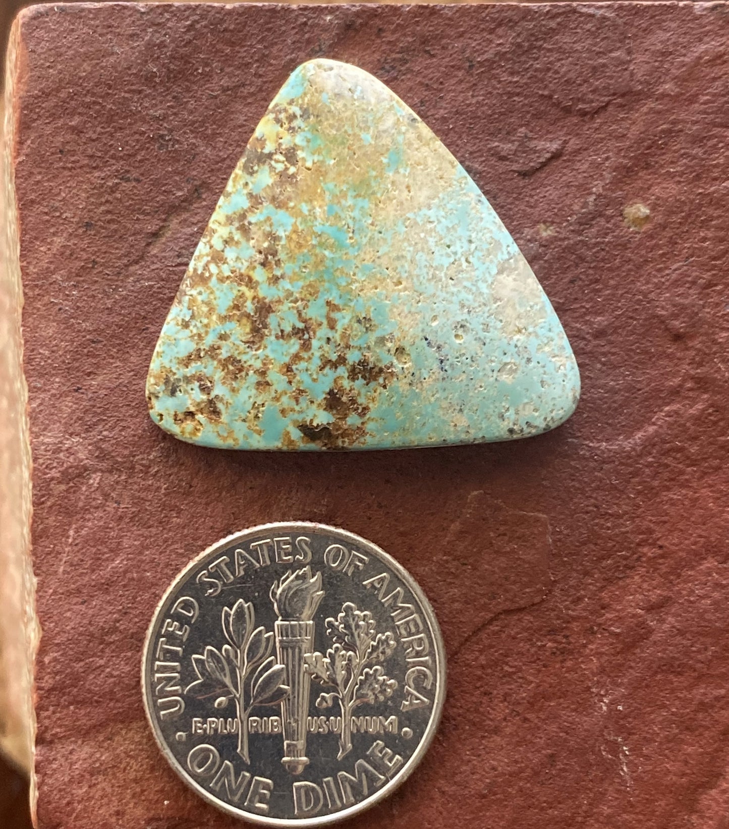 16 carat light blue Stone Mountain Turquoise cabochon