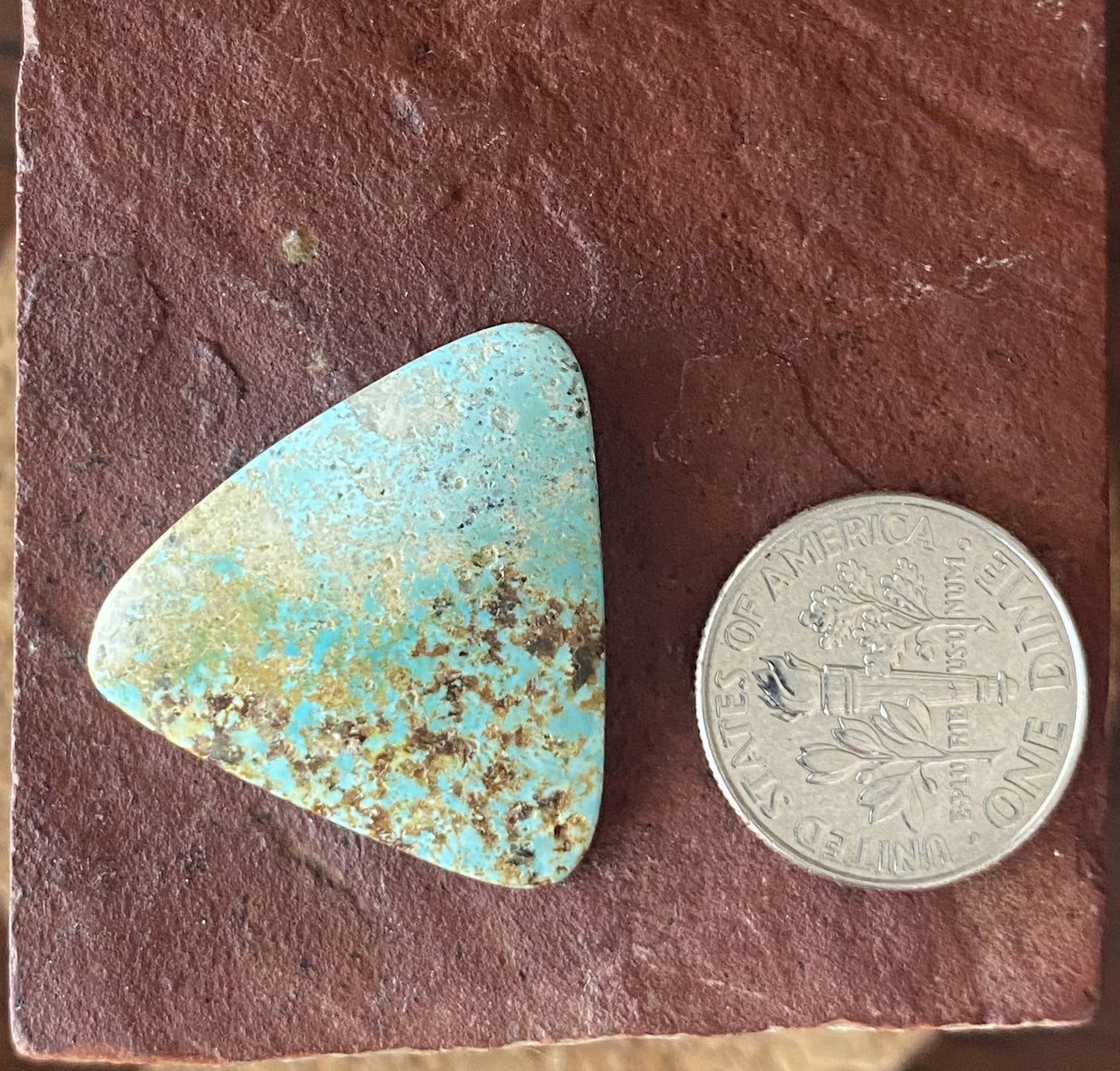 16 carat light blue Stone Mountain Turquoise cabochon