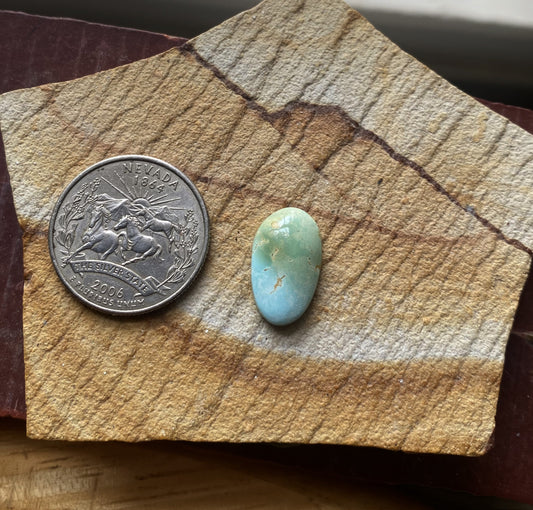 5 carat color change natural Stone Mountain Turquoise cabochon