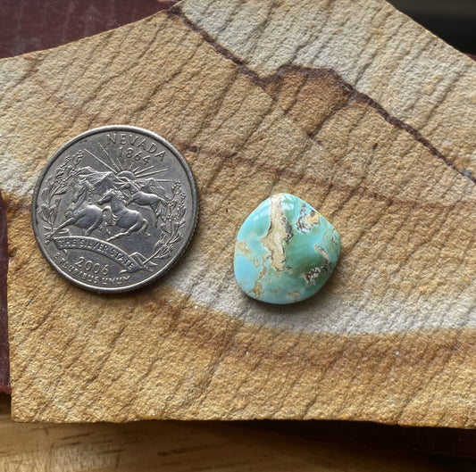 6 carat color change natural Stone Mountain Turquoise cabochon