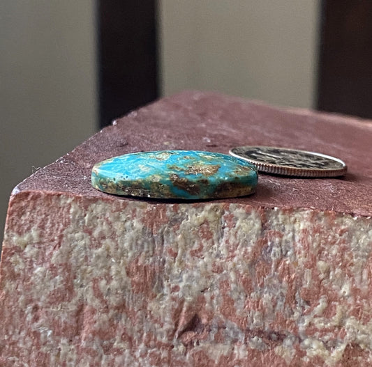 14 carat dark blue Stone Mountain Turquoise cabochon